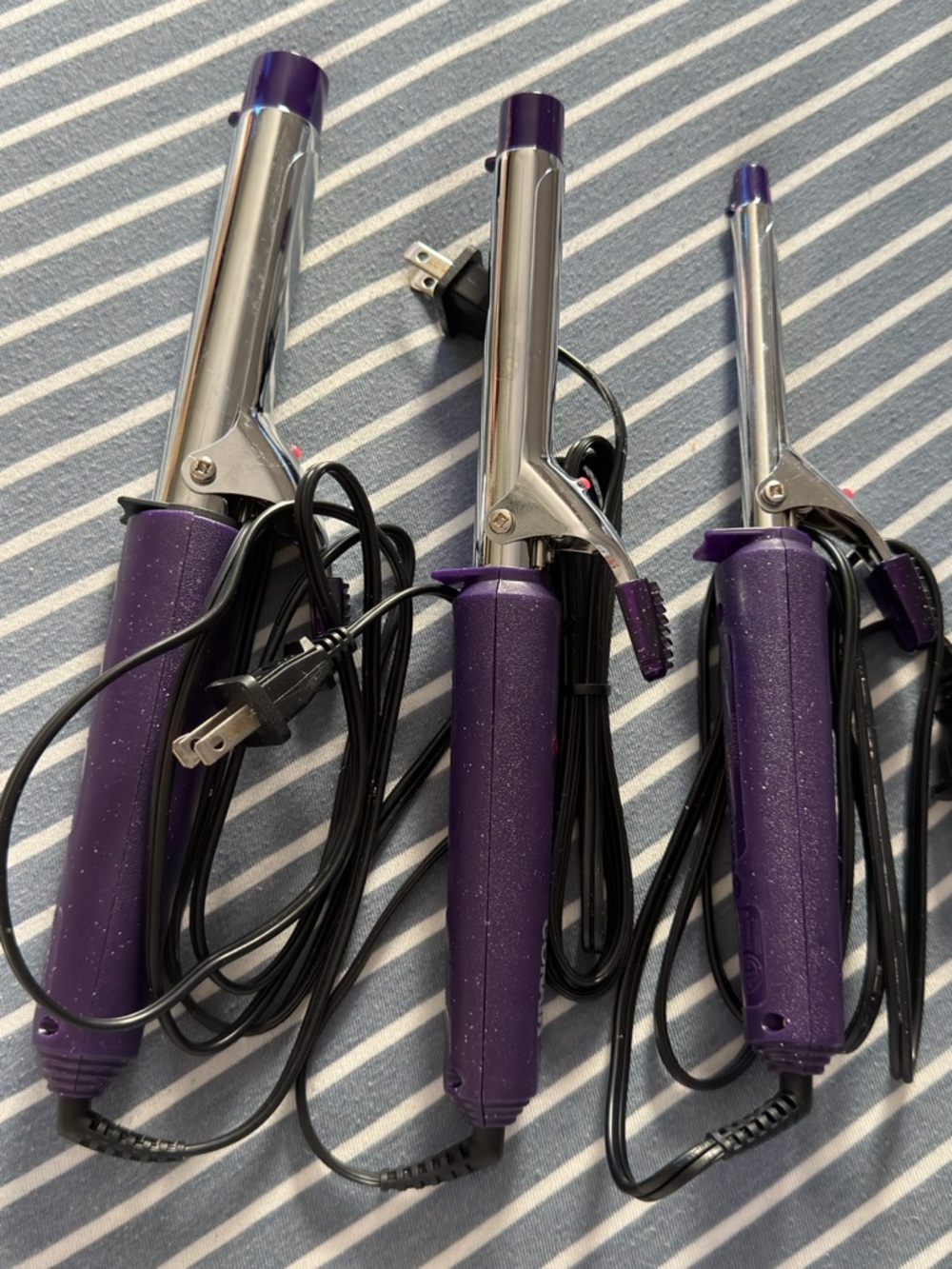 Conair Purple Curling Iron Set - Sparkle Purple Handles